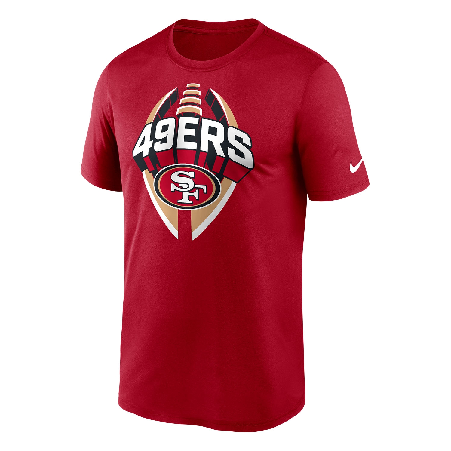 San Francisco 49ers 2025 Icon Nike Legend NFL T-Shirt Red