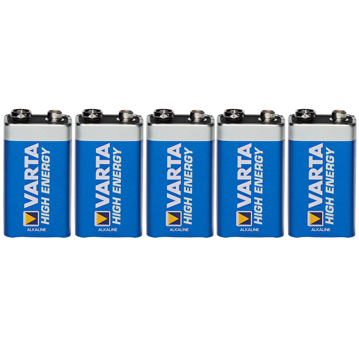 Varta Block Battery (Set of 5, 9V)