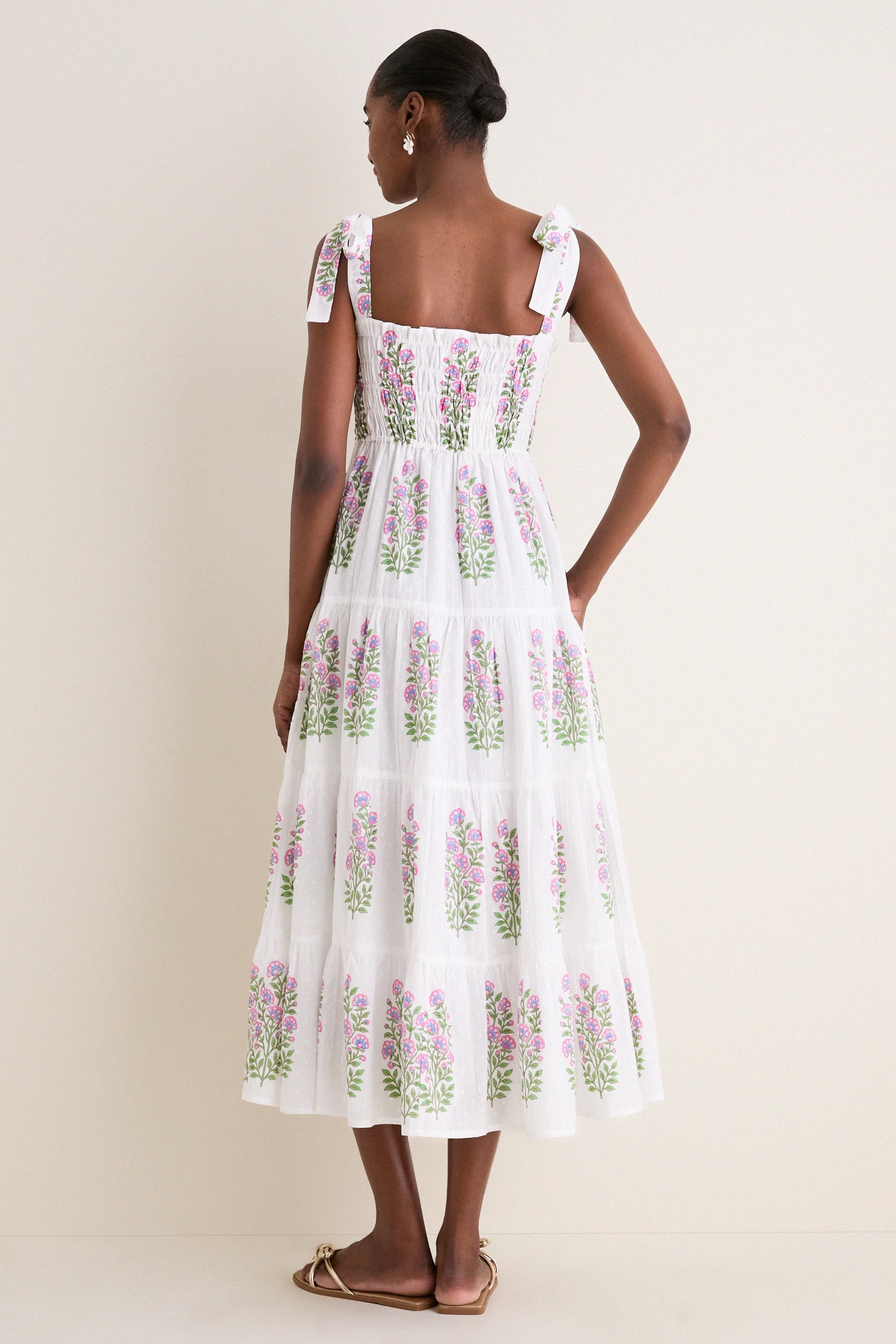 Schiffly Folk Buta Martina Dress