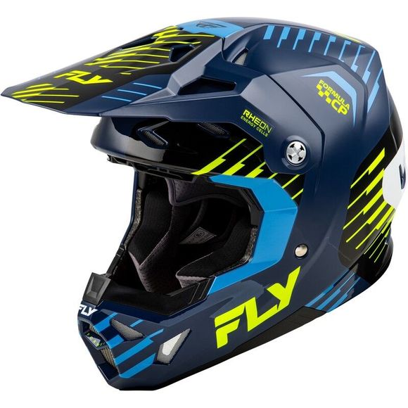 Fly FORMULA CP SLICE 2025 cross helmet - BlueRef: FL1514