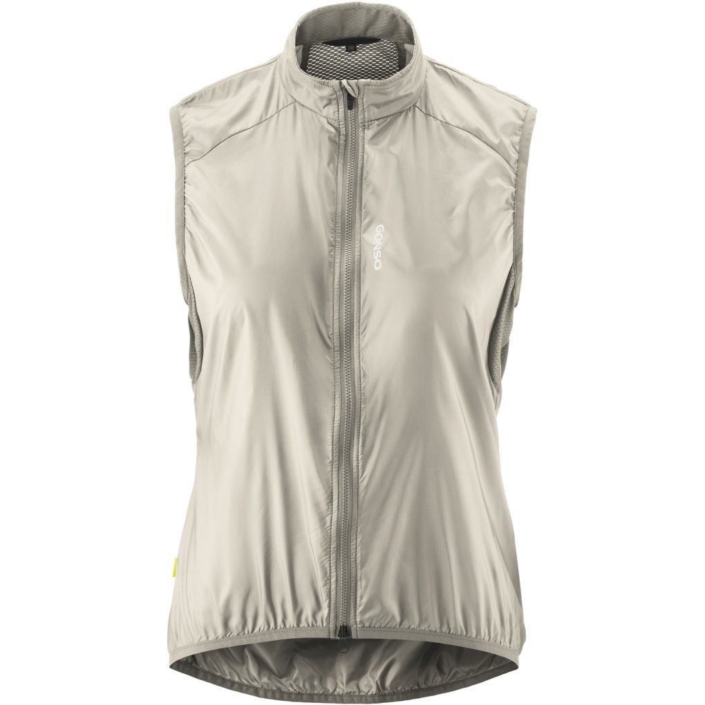 Gonso Road Wind Vest Women - Chateau Gray