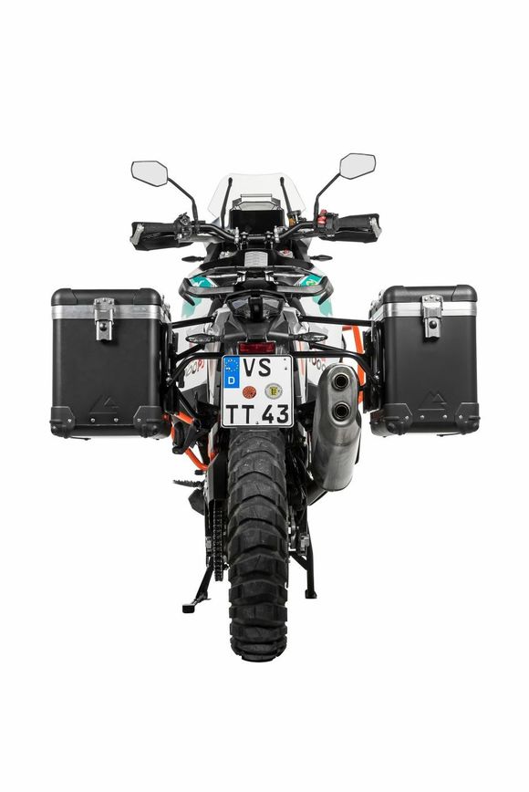 Touratech ZEGA Pro 38/45 suitcase - Gray support included - AluminumRef: Trt01667A / 01-373-5735-0