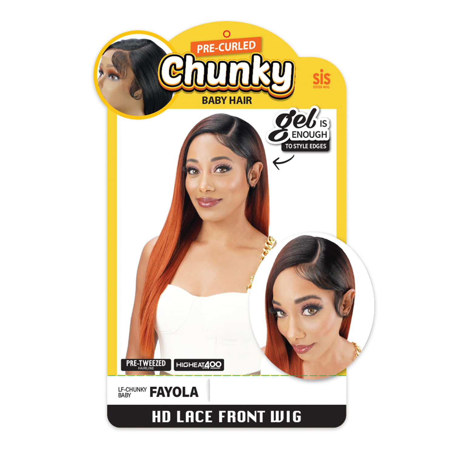 Zury Sis Beyond HD Lace Front Wig LF-Chunky Baby Hair Fayola