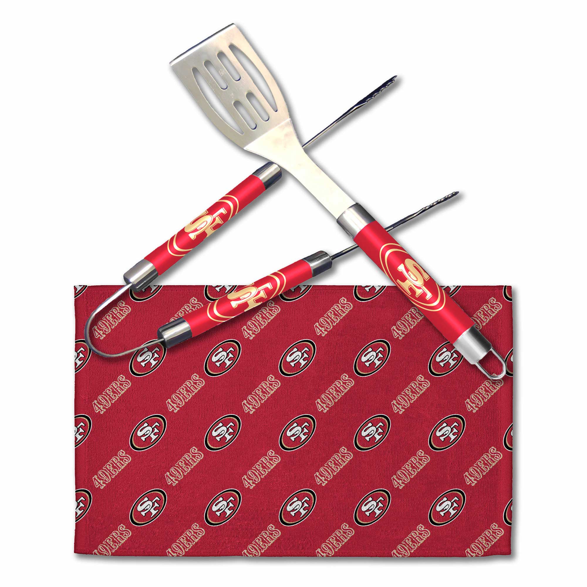 San Francisco 49ers NFL Barbecue Set (3-Piece)