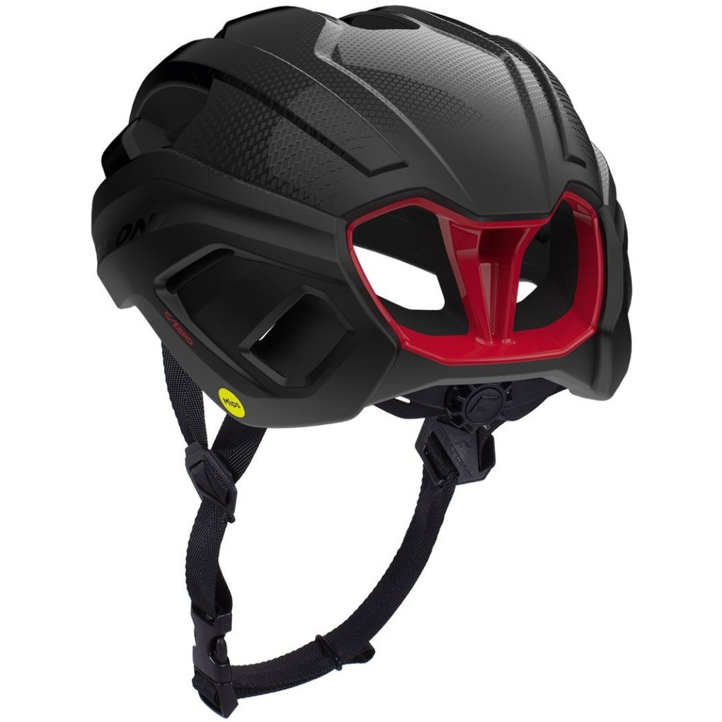 CRATONI C-Zero MIPS Bike Helmet - black-red glossy-matt