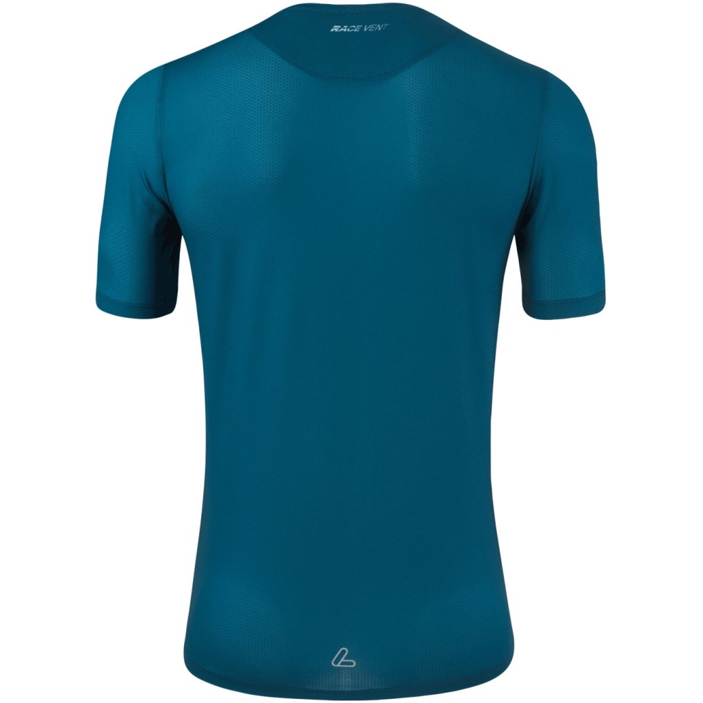 Löffler Waves Vent T-Shirt Men - blue coral 373