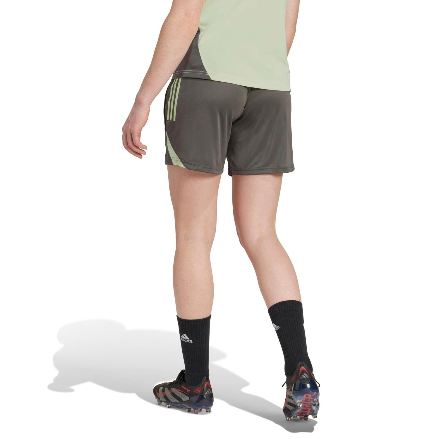 Womens adidas Training Shorts 25/26 Dark Olive