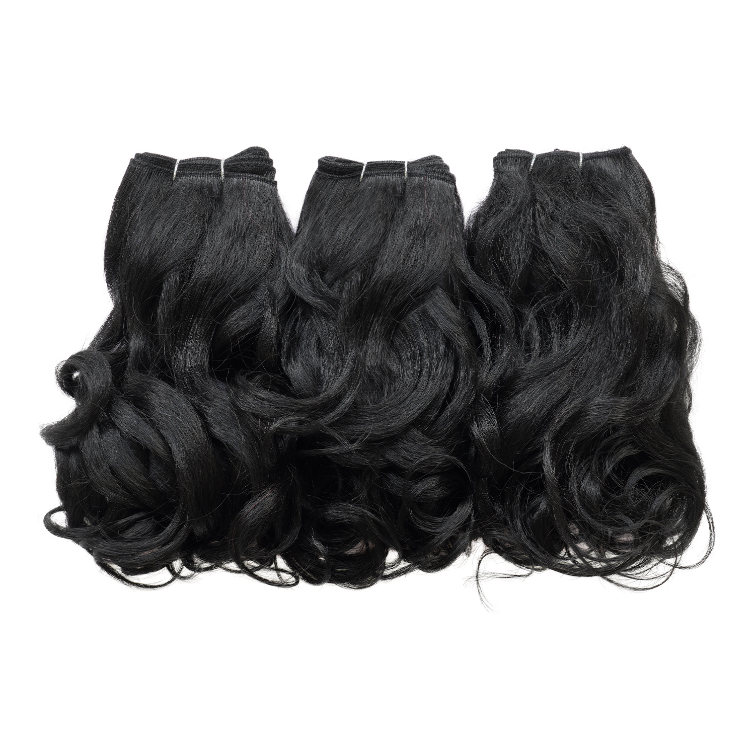 Janet Collection Human Hair Blend Weave Remy Illusion Loose 3pcs
