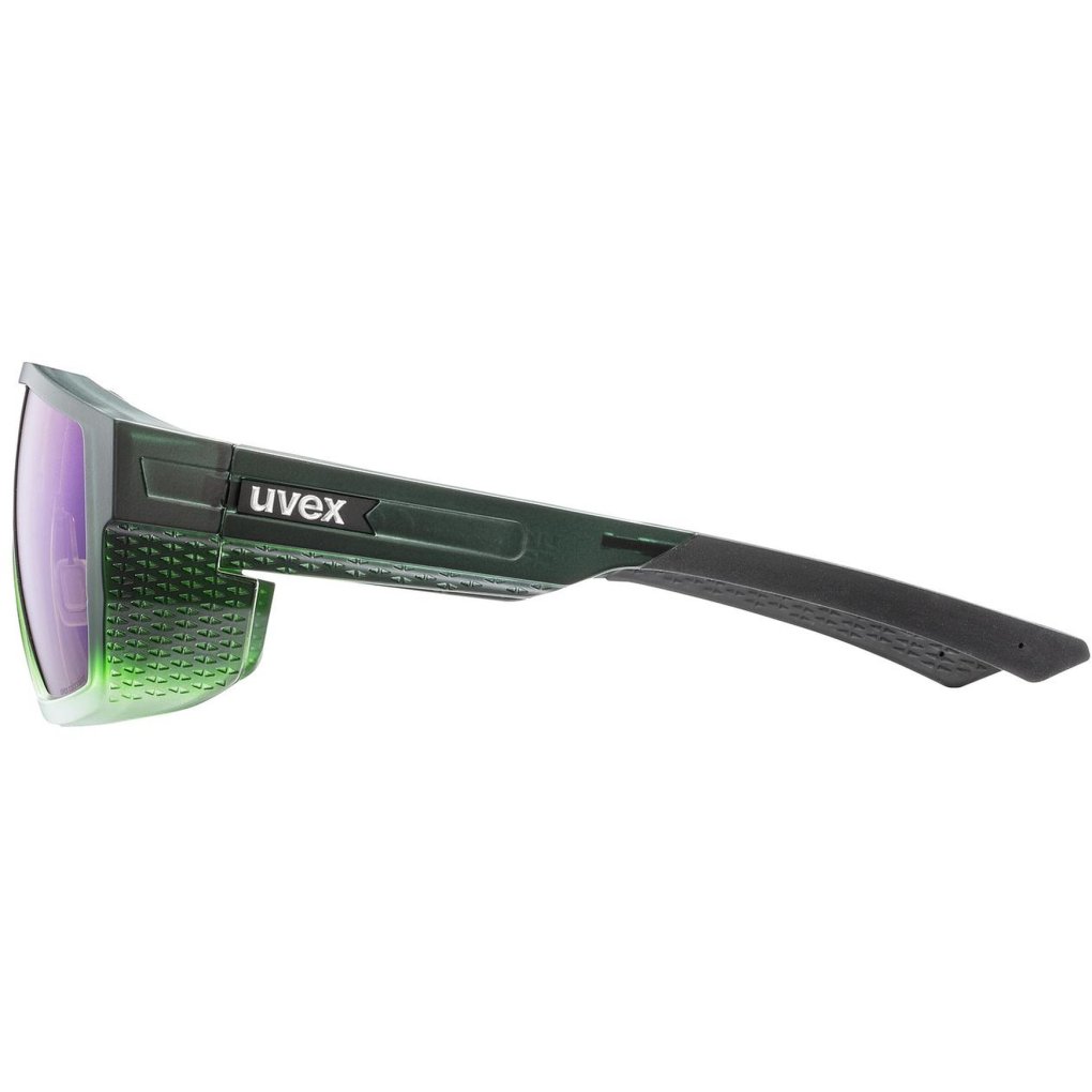 Uvex mtn style CV Glasses - green matt fade/colorvision mirror green