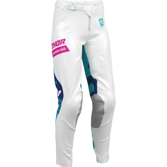 Thor Launch Bleach cross Pants - Woman 2025 - White / BlueRef: TO3372
