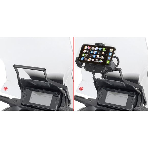Givi Handlebar Mounting Bar Chassis for GPS MountHONDA 750 NC 750 X DCT ABS (RC90) - 2021 - 2024Ref: FB1192