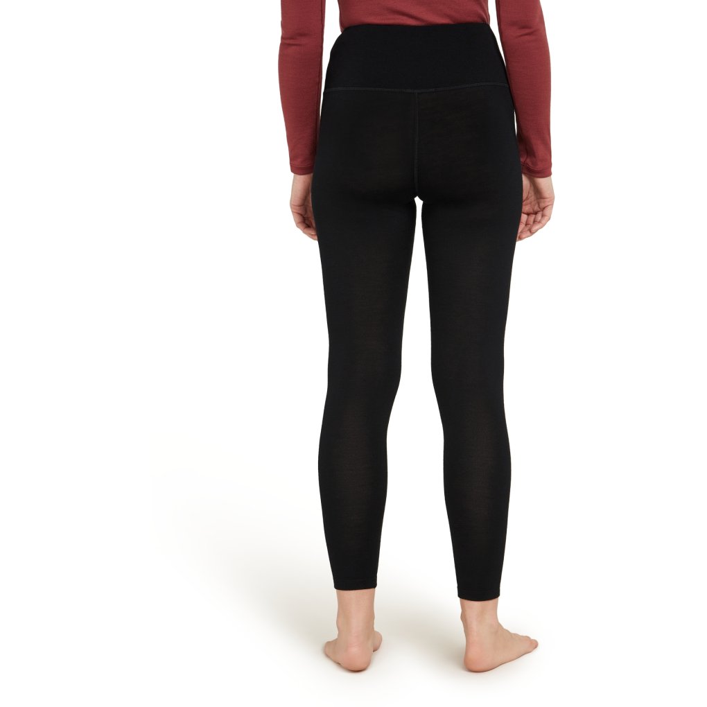 Icebreaker Merino 260 Tech High Rise Thermal Leggings Women - Black