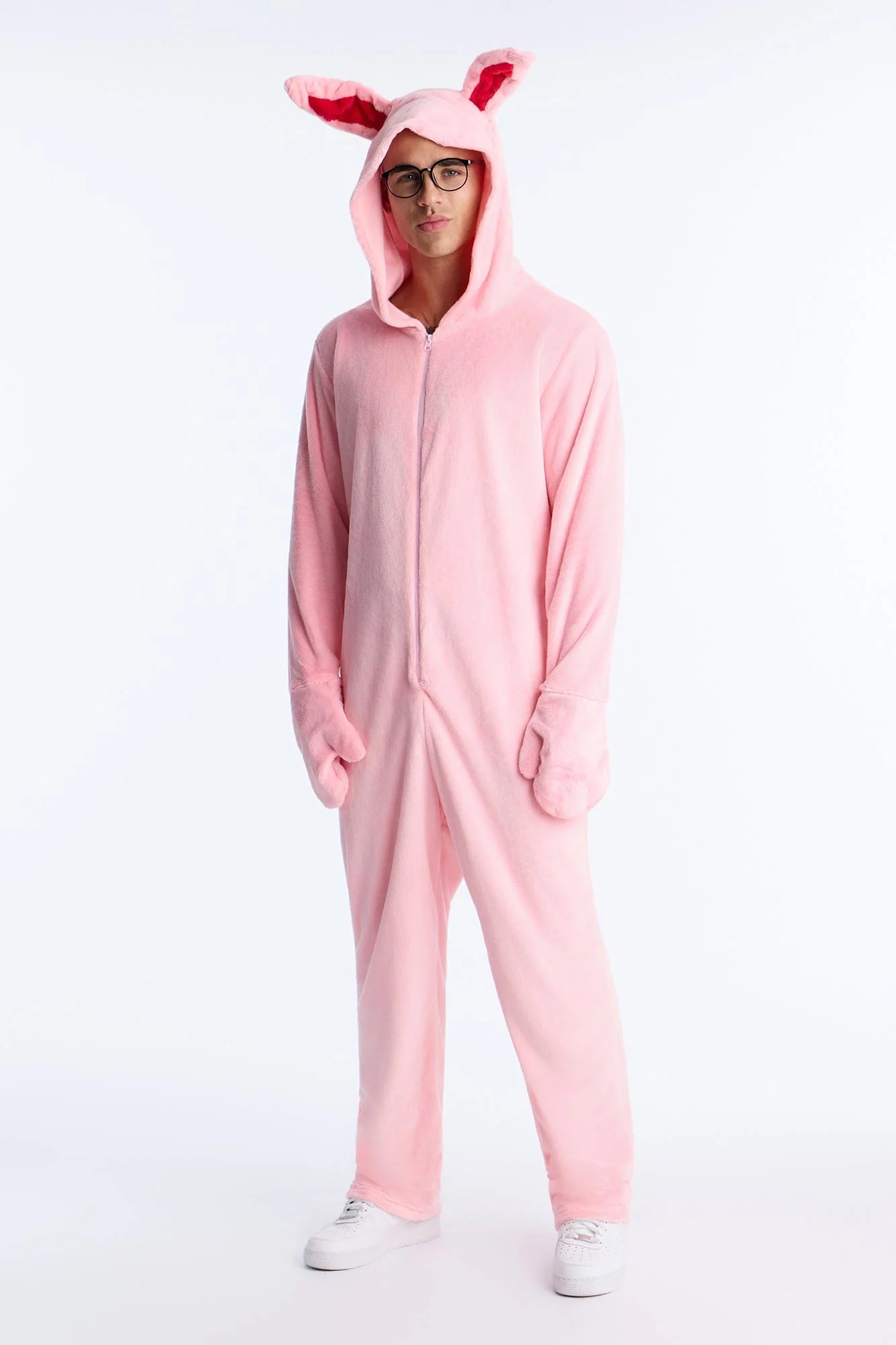 Triple Dog Dare Bunny 2 Piece Costume Set - Pink