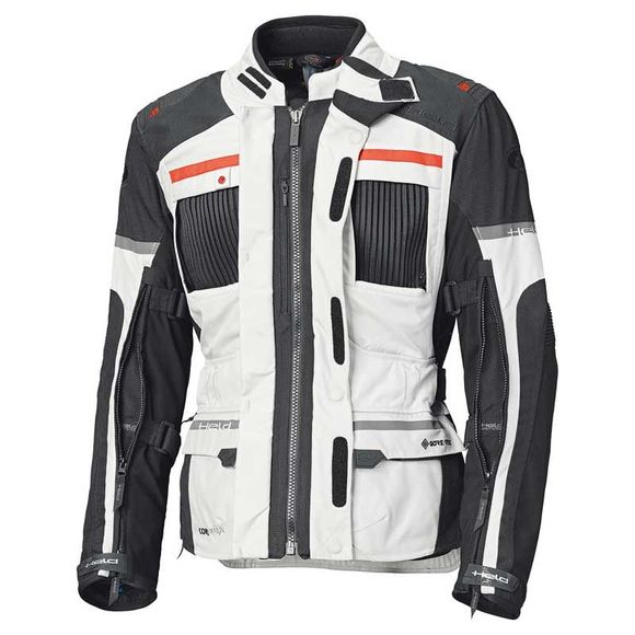 Motorcycle Jacket Held Carese Evo - Gray / RedRef: ED0040