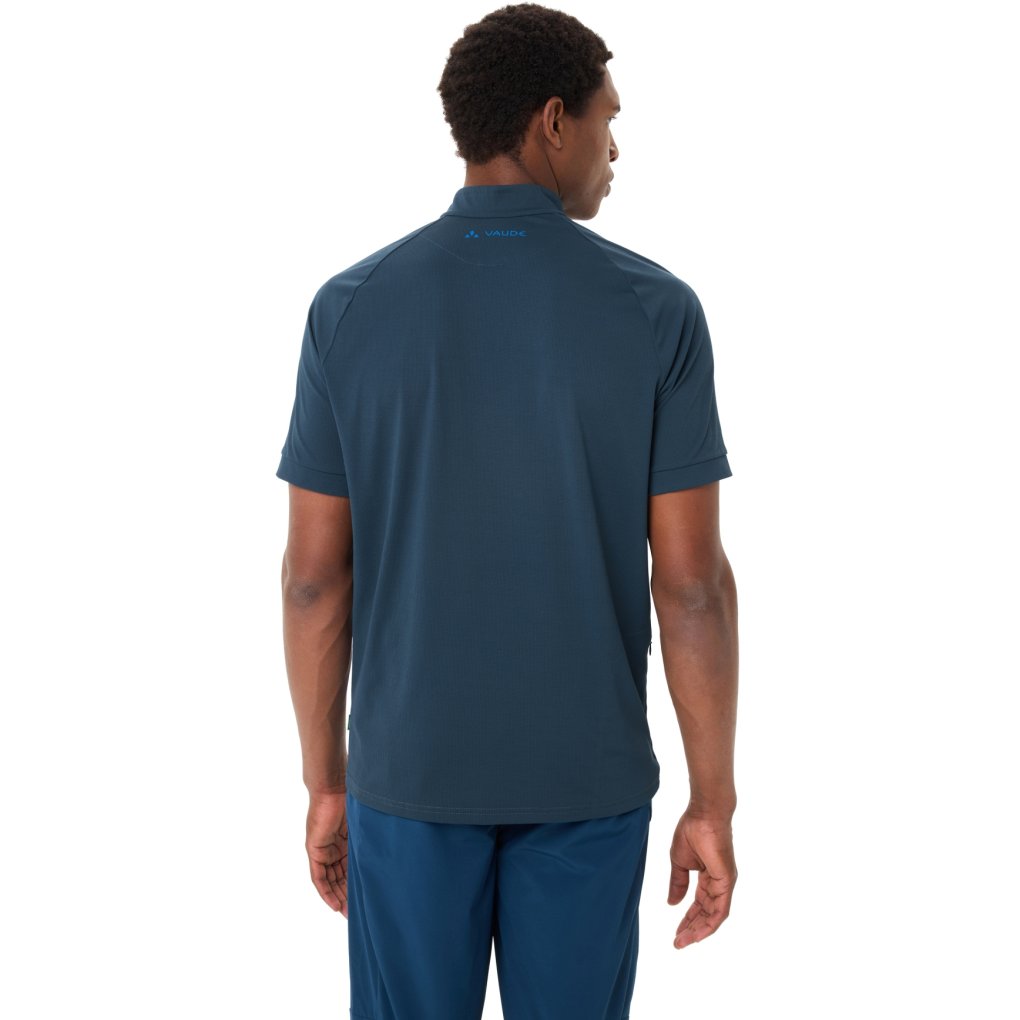 Vaude Adlux Half-Zip Shirt Men - dark sea