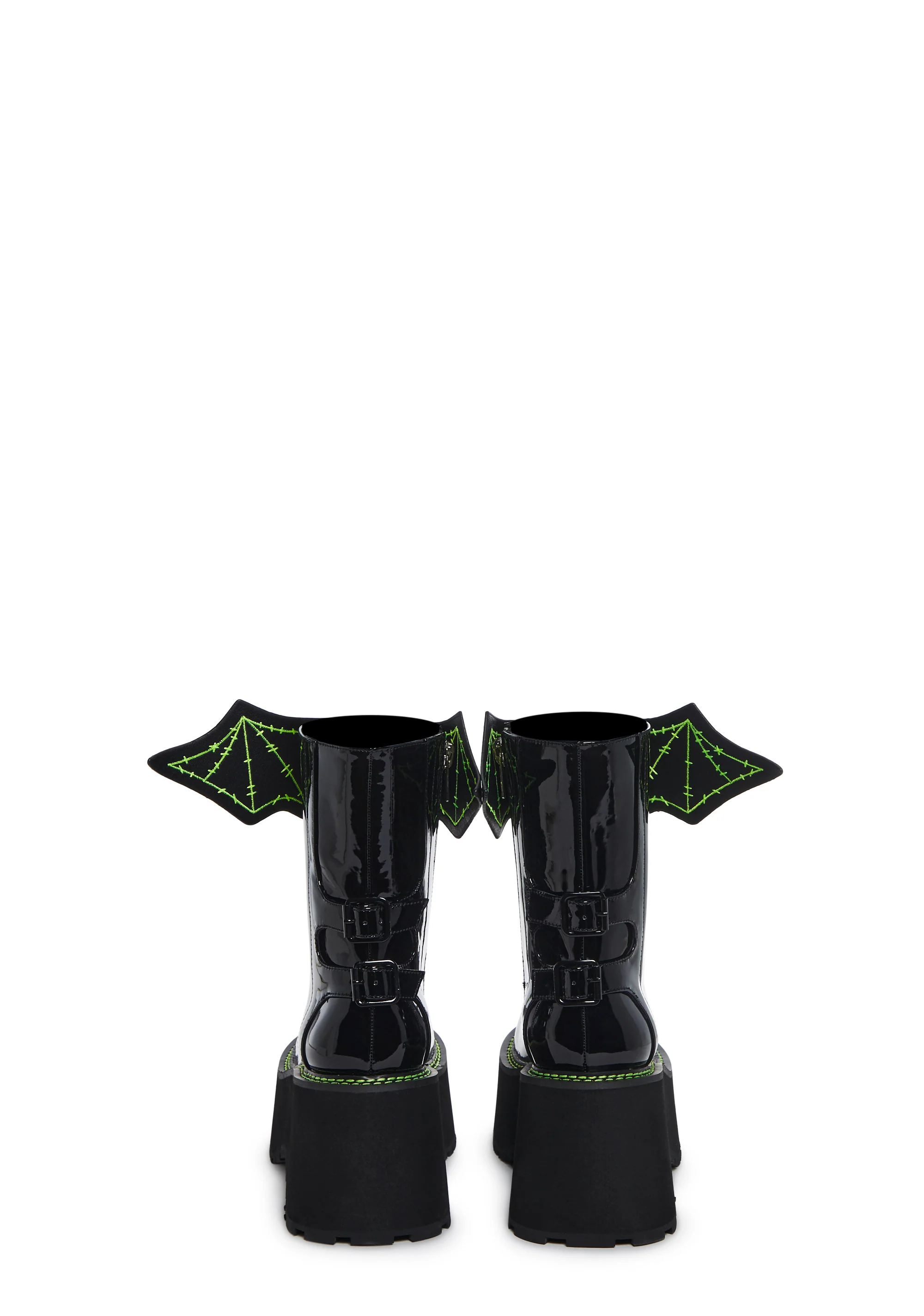 Spooky Bat Combat Boots