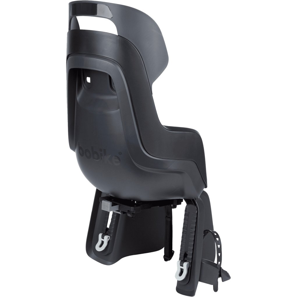 Bobike GO MIK HD Child Bike Seat - Carrier Mount - Urban Black