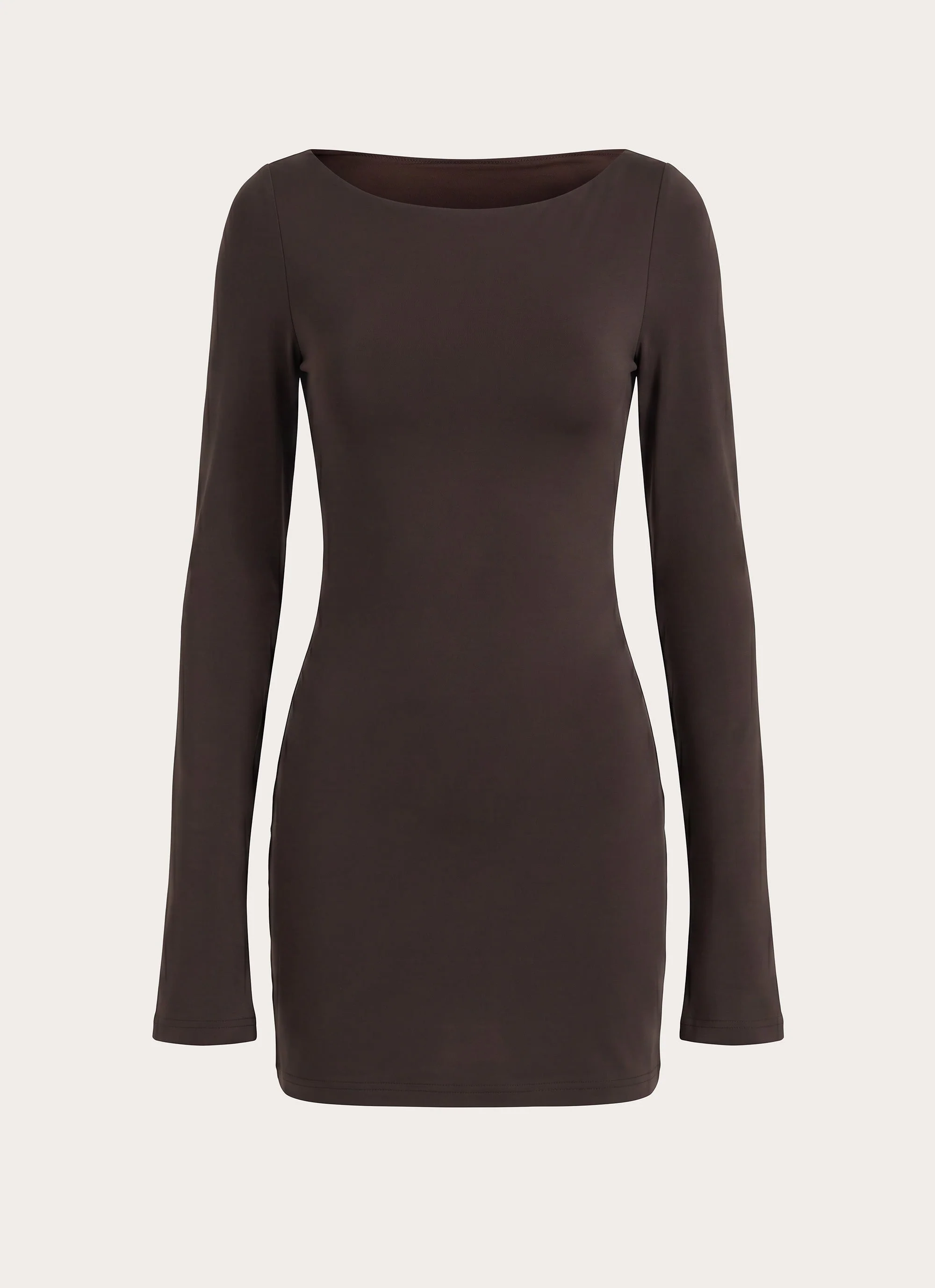 Alonna Mini Dress - Chocolate Fudge