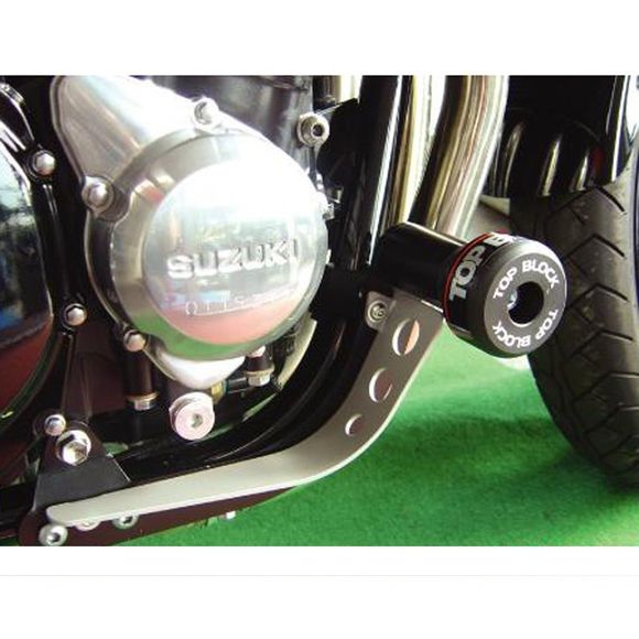 Top block block engine guard kit casters - greySUZUKI 1400 GSX 1400 - 2002 - 2009Ref: TB0050