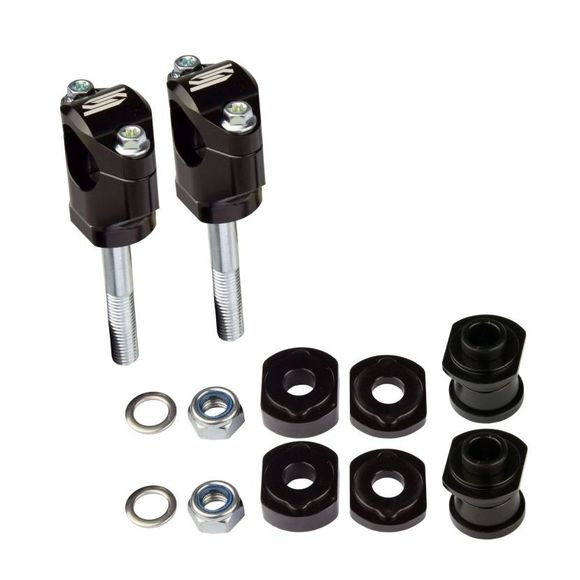 Pontet de guidon Scar Ø28,6 - KTM SX SXF HUSQVARNA TC FC 23-24 GASGAS 24 Universel - NoirRef : SCR0316 / P67