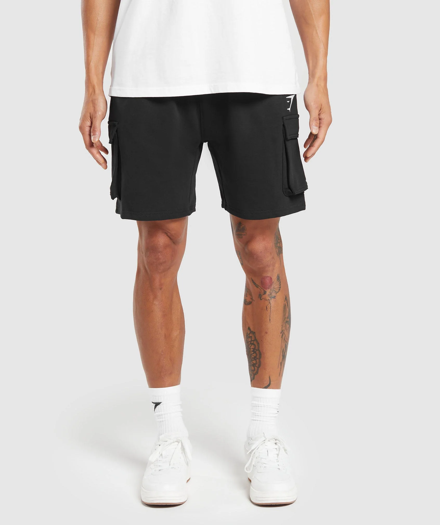 Crest Cargo Shorts Black