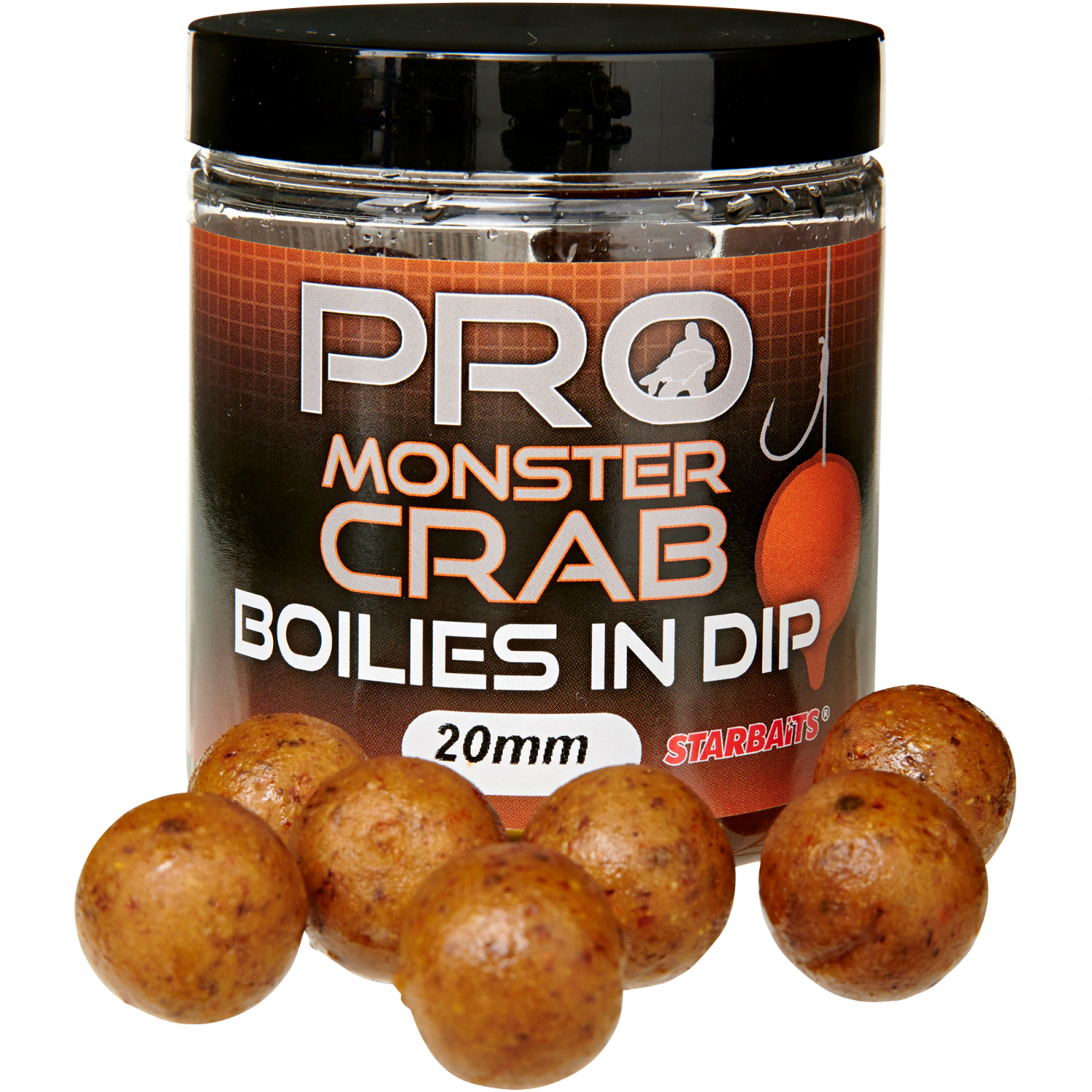 Starbaits Pro Boilies in Dip (Monstercrab)