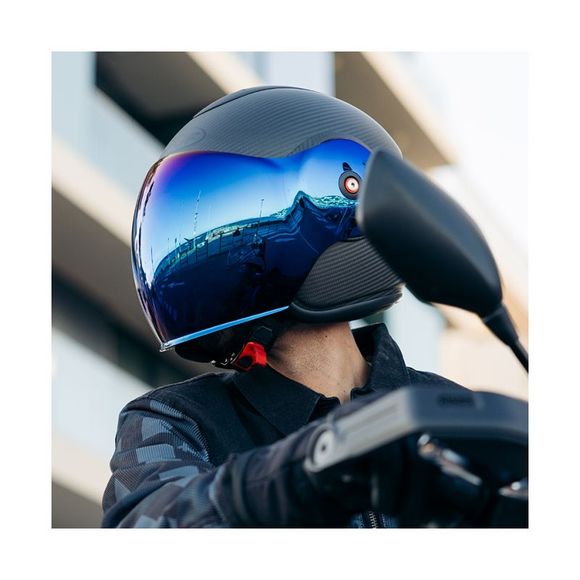 ROOF Ro9 Wisper Carbon - Blue / Iridium helmet screenRef: Ro0370-C50462 / 61118300
