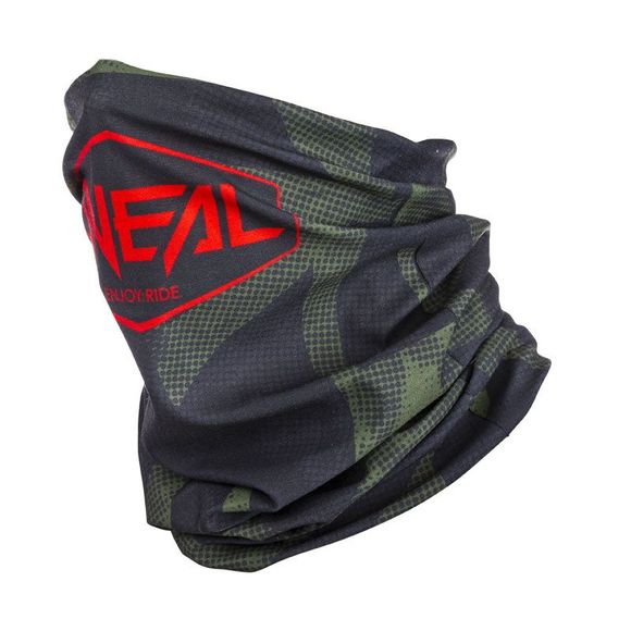 O'Neal COVERT Neck Gaiter - Black / GreenRef: ol1659 / 1024-n07