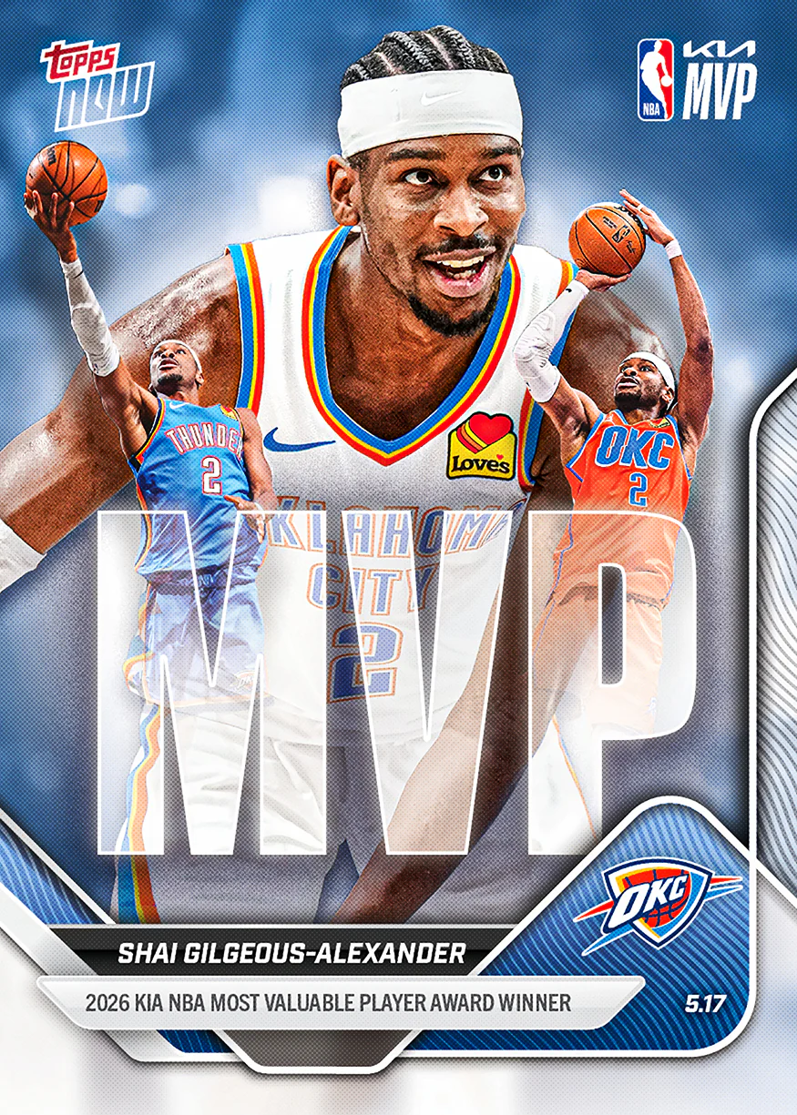 Shai Gilgeous-Alexander - 2025-26 NBA Topps NOW® - Card MVPA
