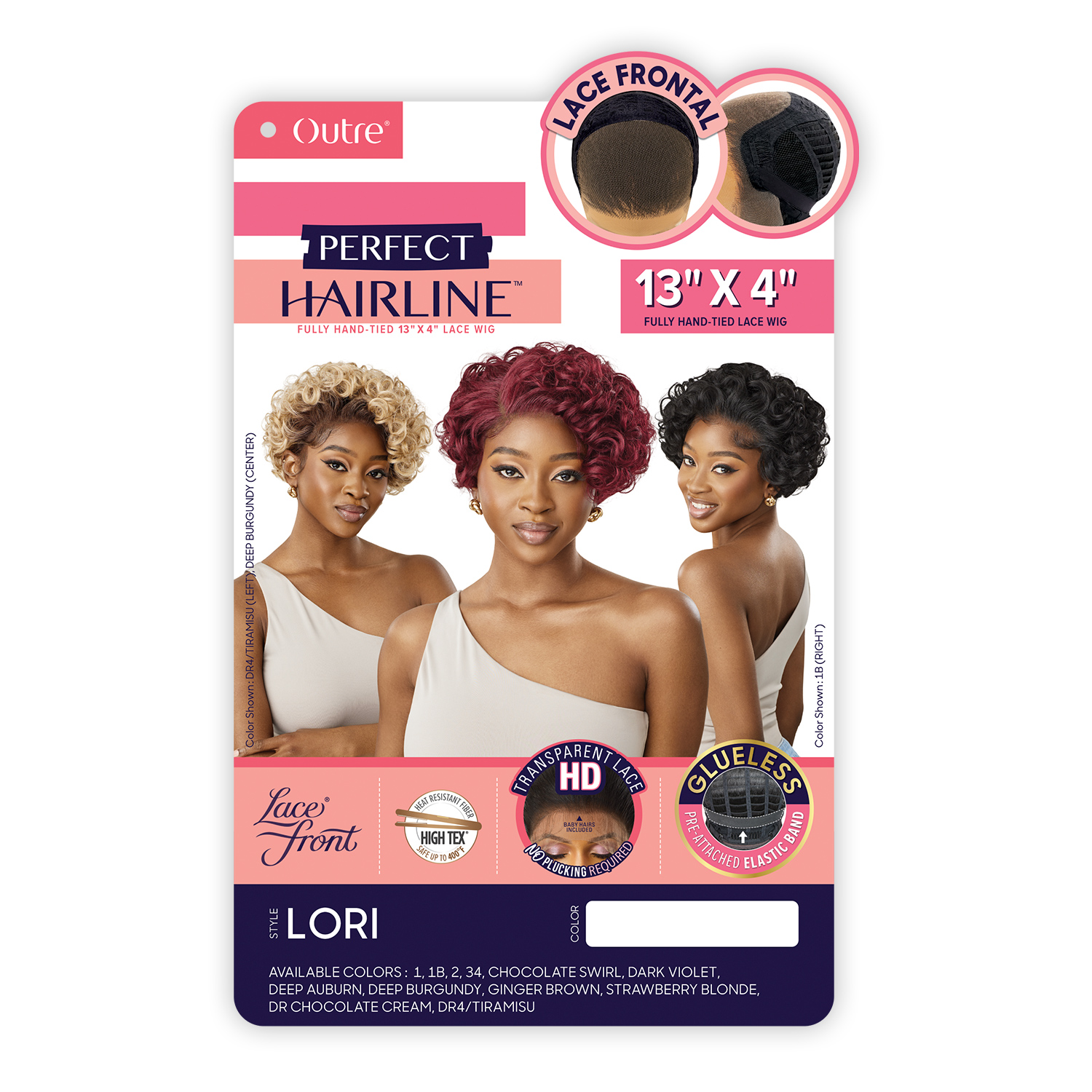 Outre HD Lace Frontal Wig Perfect Hairline Glueless Fully Hand-Tied 13X4 Lace Wig Lori