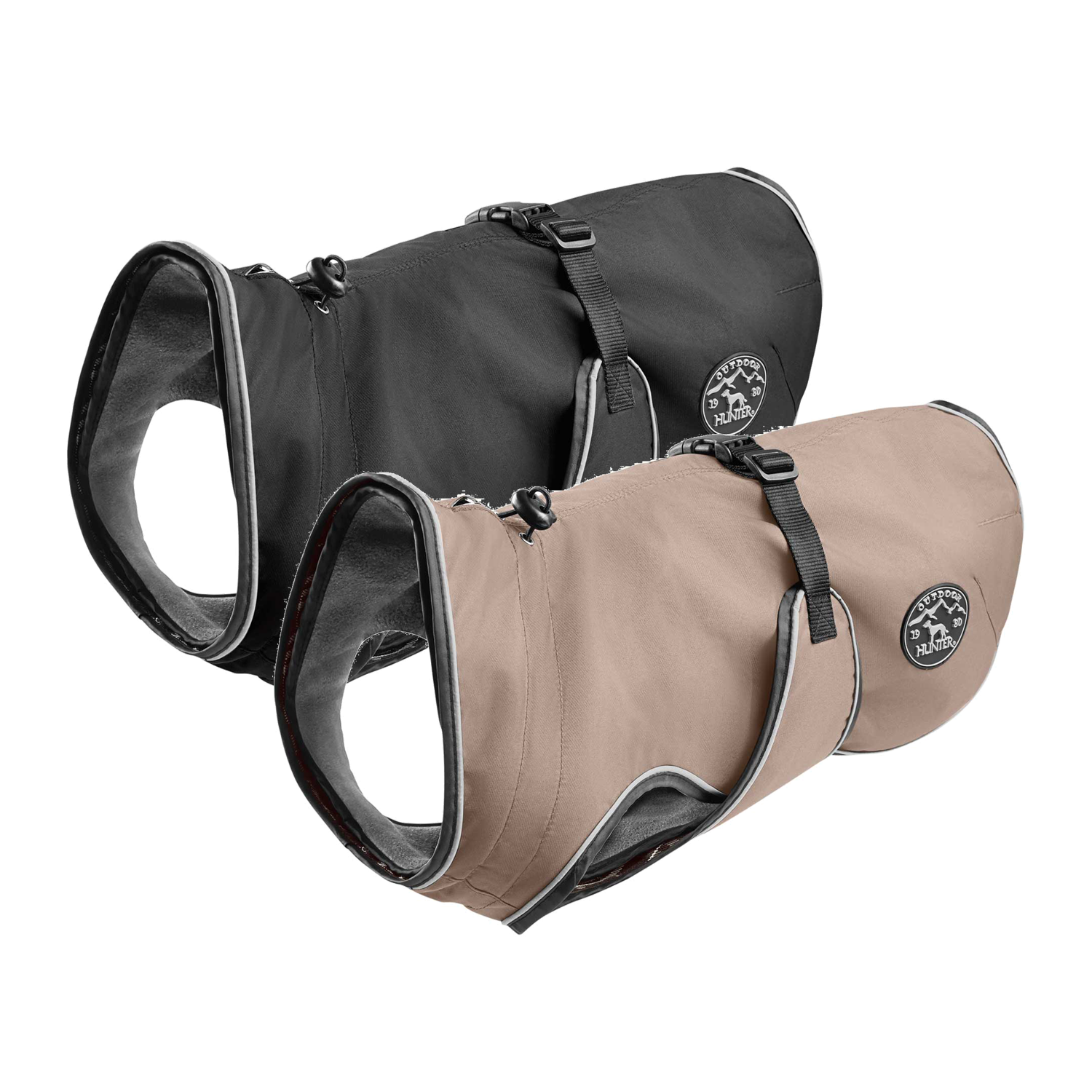 Hunter Dog Coat Uppsala Taupe - 25cm