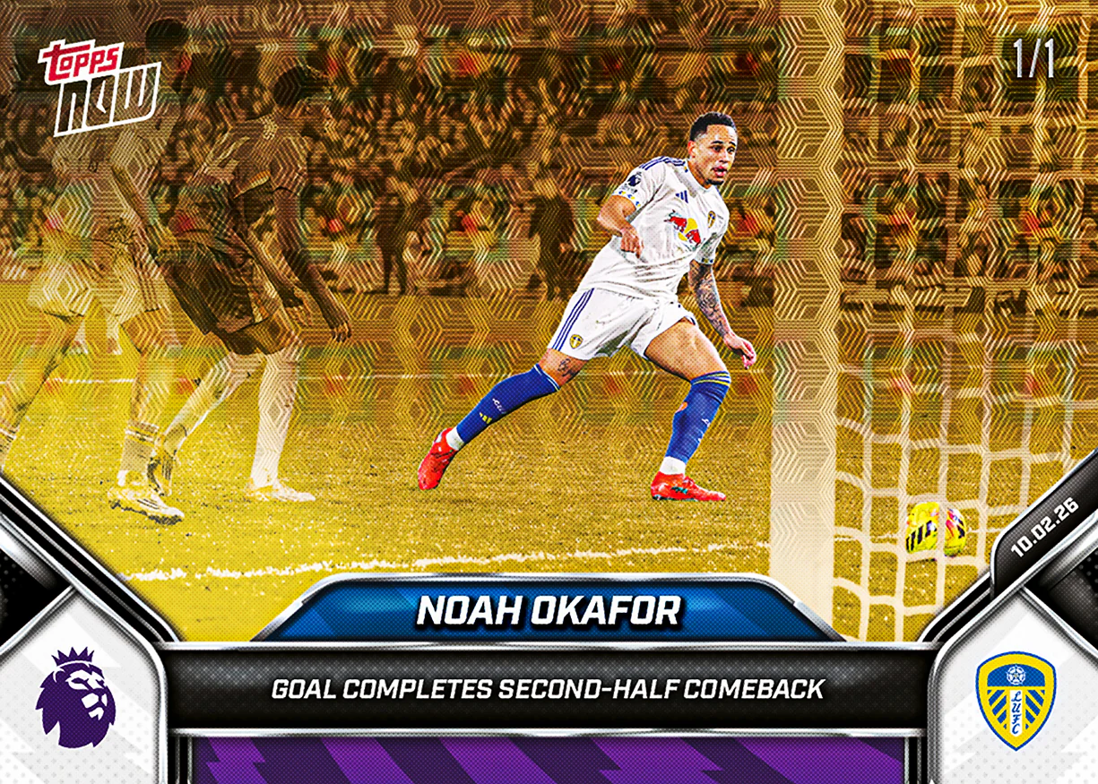 Noah Okafor - 2025-26 Premier League Topps NOW® - Card 136 - PR: 257