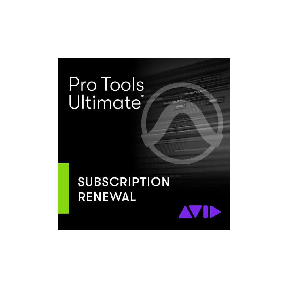 Avid Pro Tools Ultimate Subsc Renew – Thomann Ireland