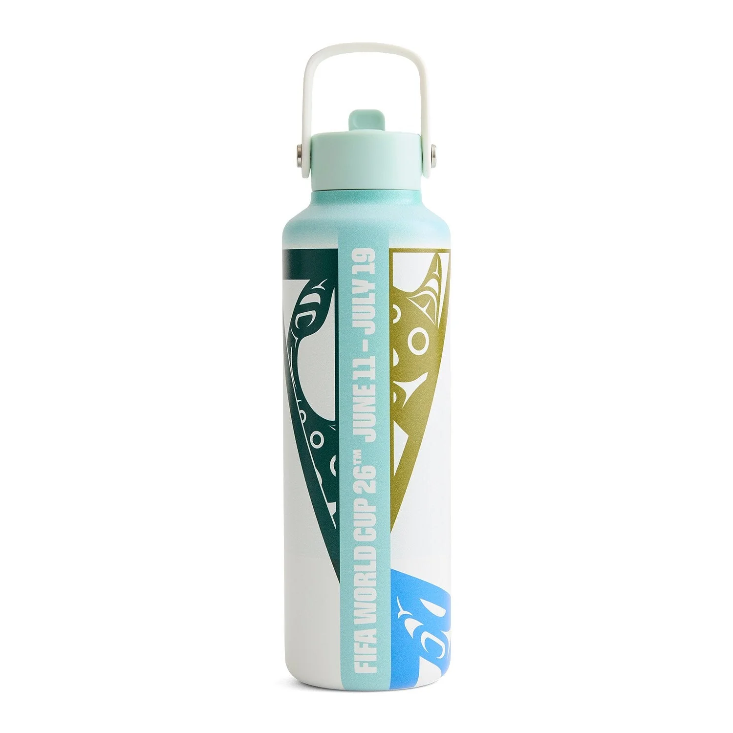 2026 Soccer Fan Collection Vancouver Poster Water Bottle
