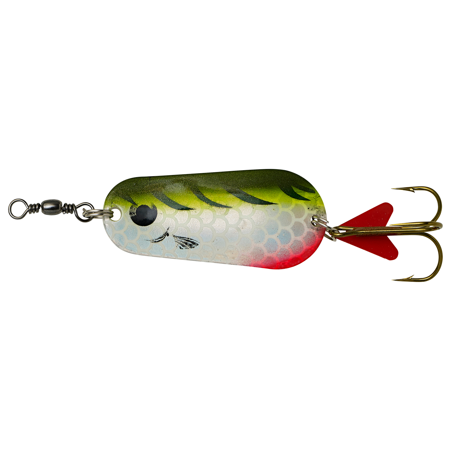 Effzett Standard Spoon (Olive\/Chartreuse Tiger UV)