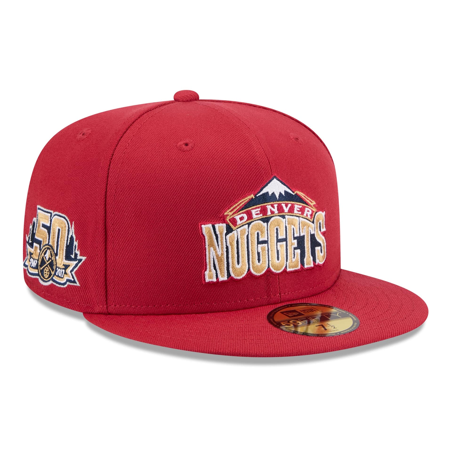 Denver Nuggets 1993-2002 Hardwood Classics 59FIFTY Fitted Cap Red