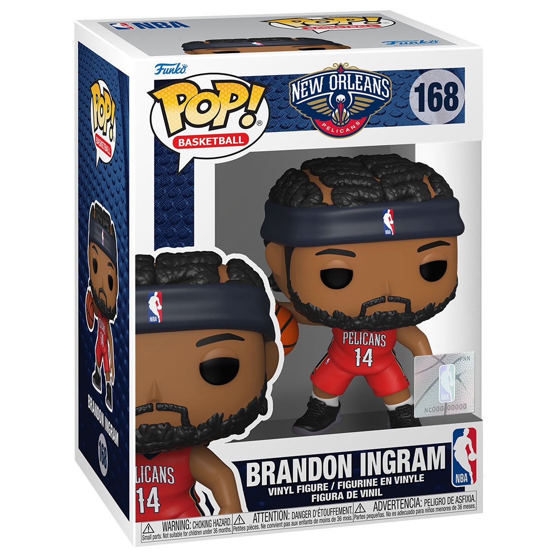 Funko POP! #168 Brandon Ingram New Orleans Pelicans Vinyl NBA Figure