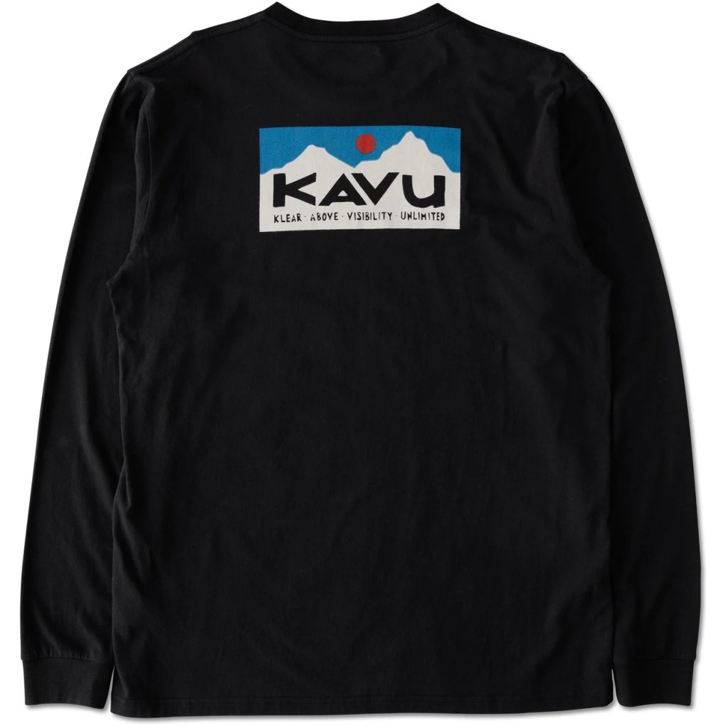 KAVU Etch Art Long Sleeve T-Shirt Men - Black