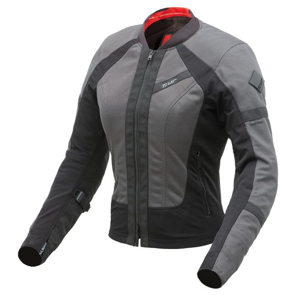 T.UR ATLAS LADY Motorcycle Jacket - Black/GrayRef: TUR0018