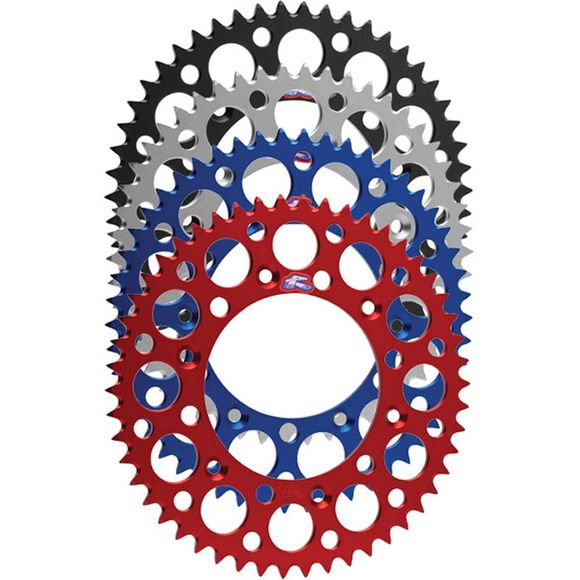 Couronne Renthal Ultra light Anodise noir Anti boue 50 dentsRef : 491280 / 1075606012