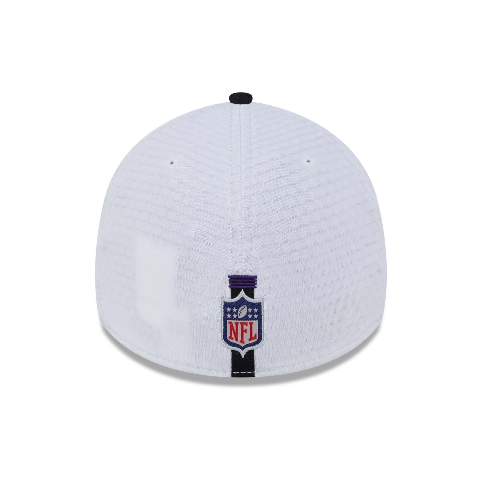 Baltimore Ravens 2024 NFL Training Camp New Era 39THIRTY Flex Cap White