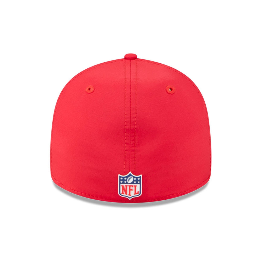 Kansas City Chiefs 2025 NFL On-Field Sideline 59FIFTY A-Frame Fitted Cap Red