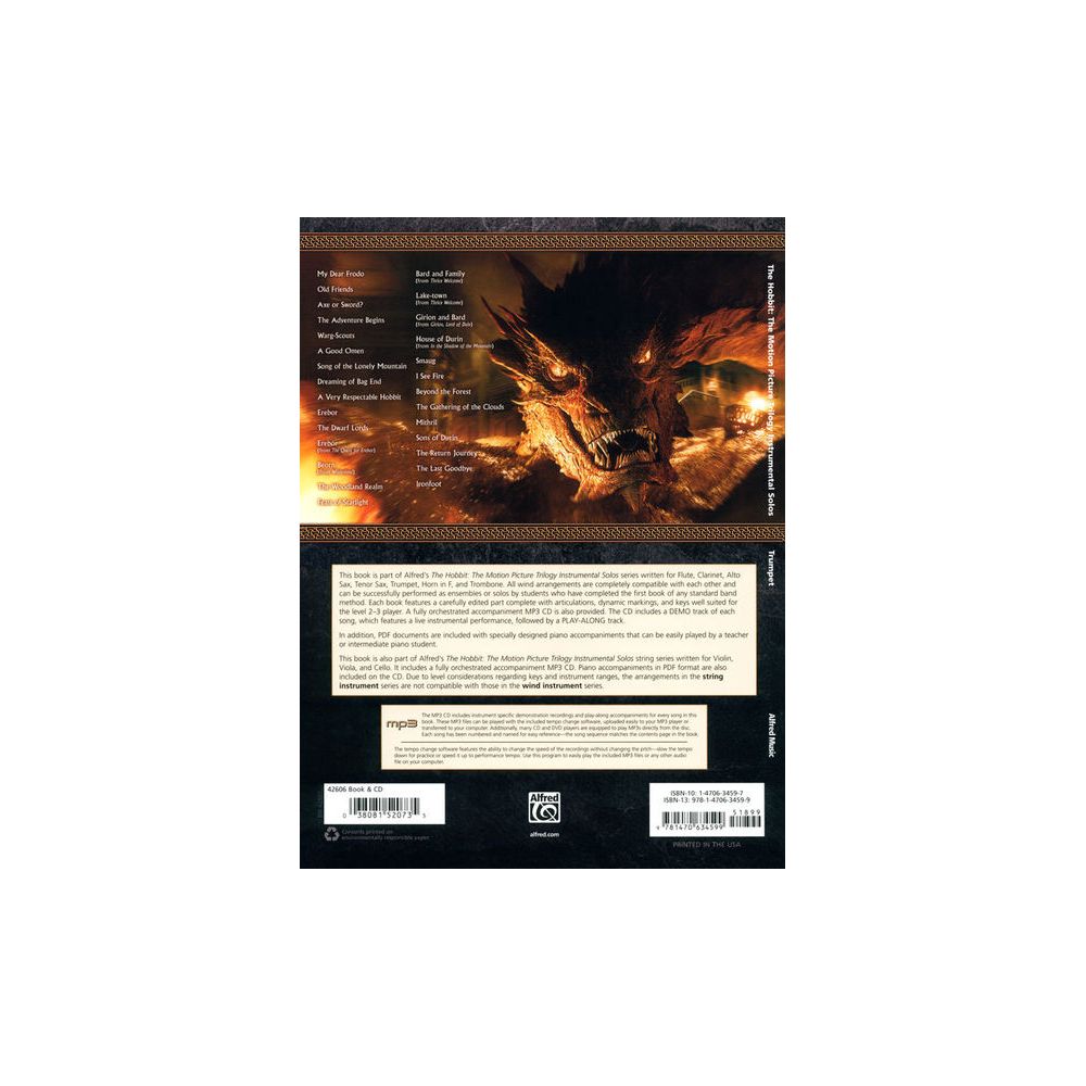 Alfred Music Publishing Hobbit Trilogy Trumpet – Thomann Ireland