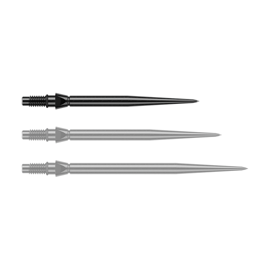 Winmau Switch Point Smooth Steel Dart Tips - Black