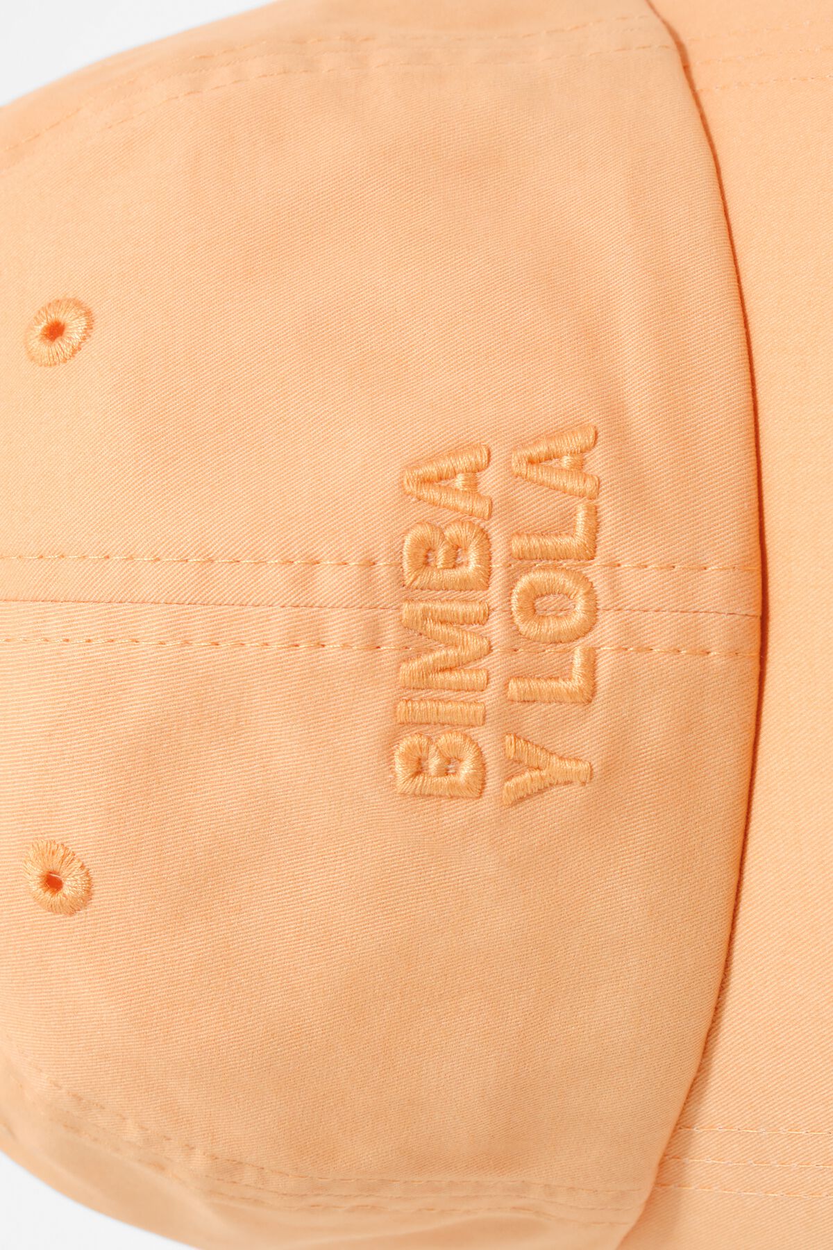 Faded orange cotton cap