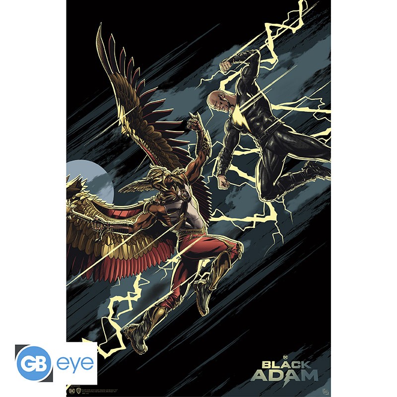 DC COMICS Black Adam vs Hawkman Poster (91.5x61)