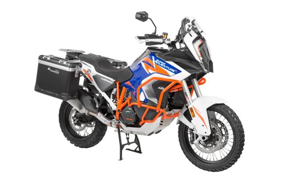 Touratech ZEGA Pro 31/38 suitcase - Gray support included - Black anodizedRef: Trt01024A / 01-373-5732-0