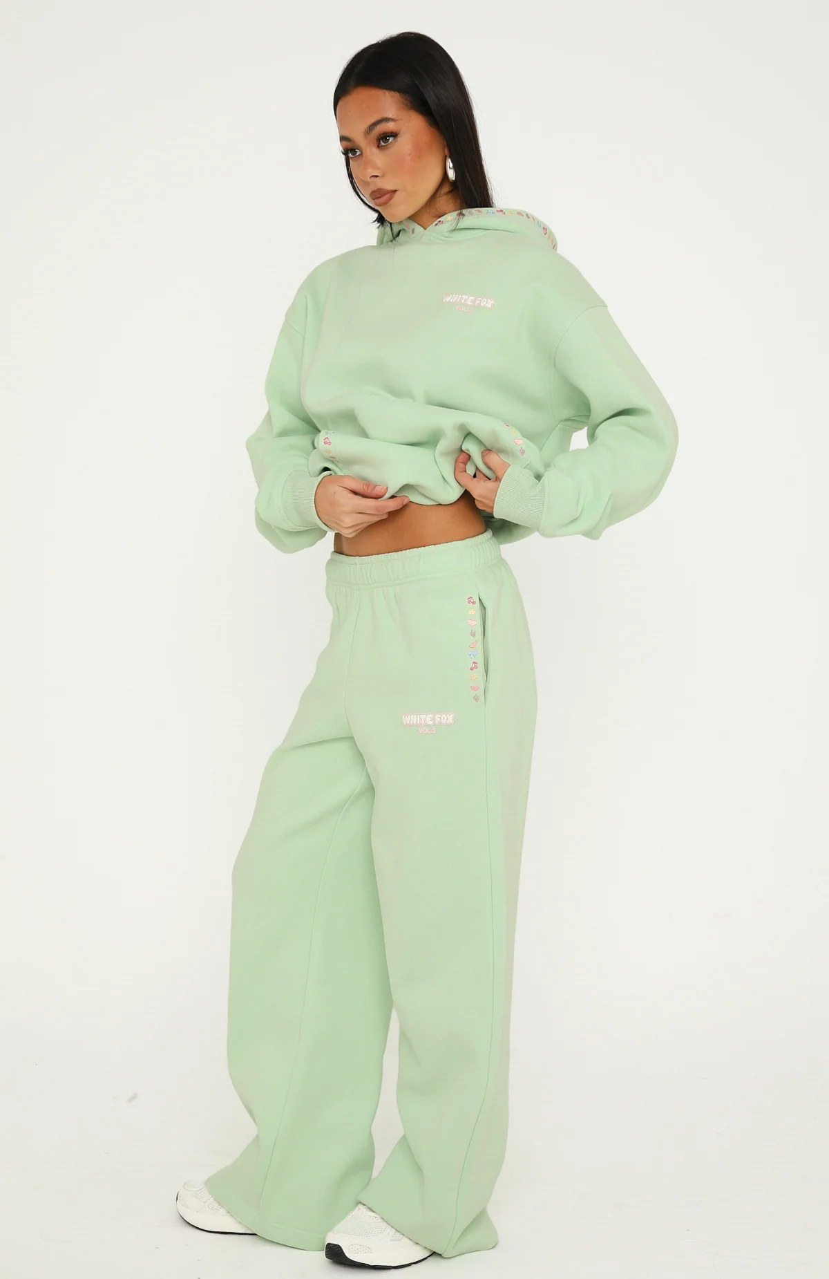 Vol. 2 Wide Leg Sweatpants Mint