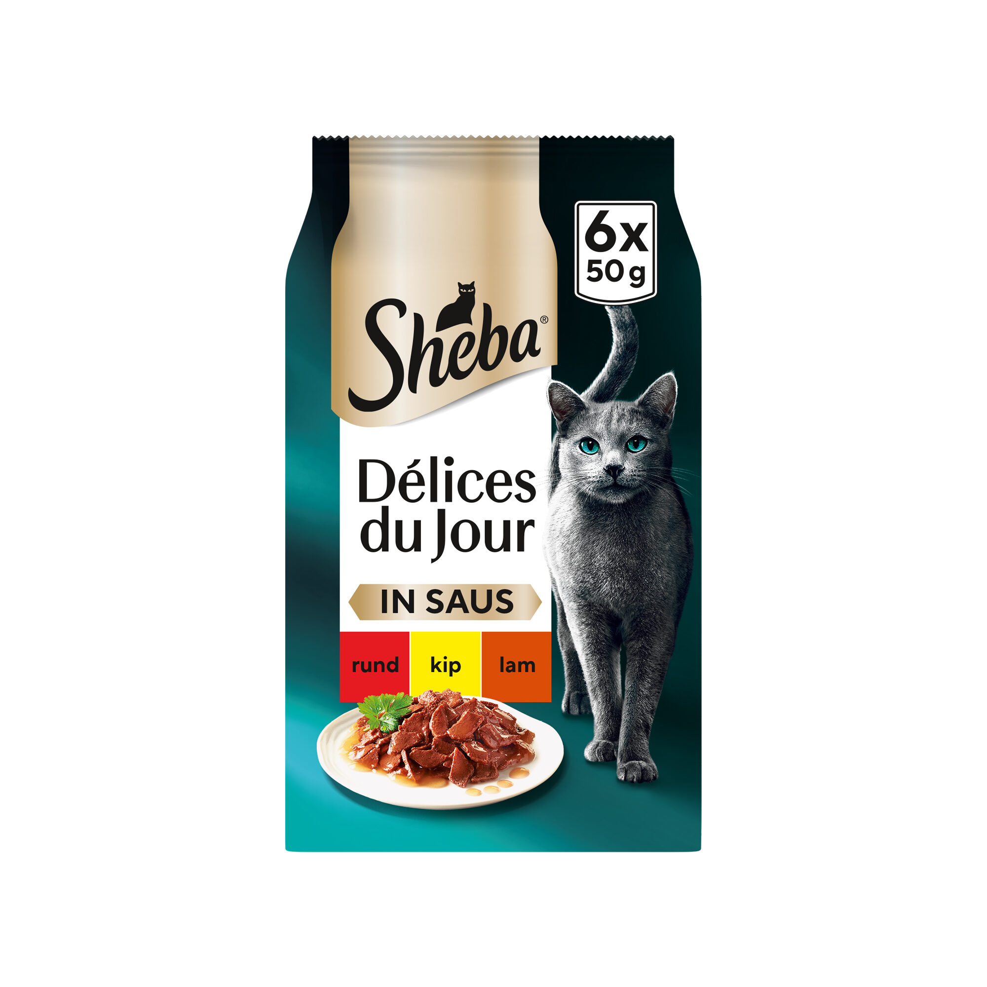 Sheba Délices du Jour in Gravy - Beef, Chicken and Lamb