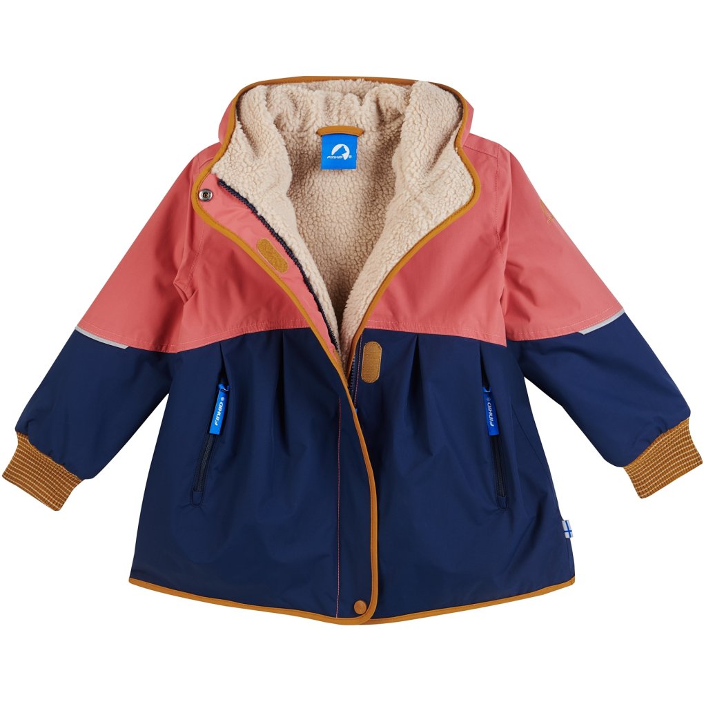 Finkid AINA MUKKA Winter Jacket Girls - fox/rose